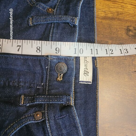 Madewell Jeans 30 Skinny 9" Mid Rise Woodland Wash MA983 Tummy Control Stretch - Picture 10 of 13